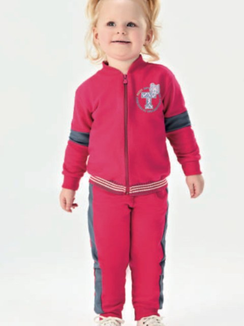 Conjunto Infantil Feminino em Moletom Estampa com Glitter