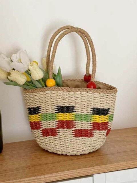 Kit 6pcs de bolsa palha 5006