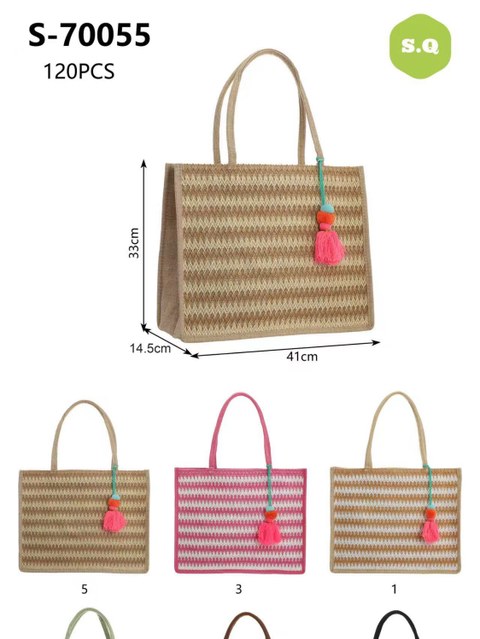 Kit 12pcs bolsa praia 70055