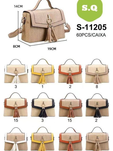 Kit 6pcs bolsa palha pequena 11205