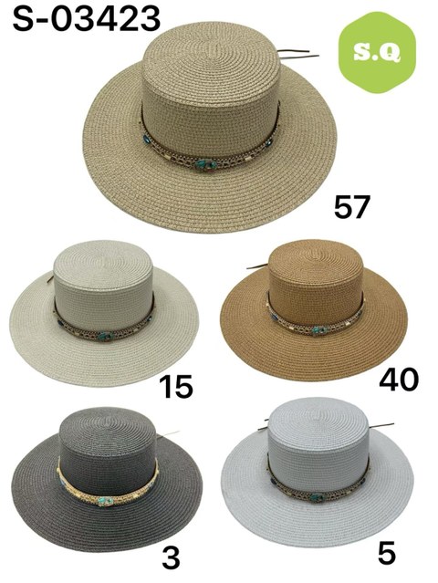 Kit 12pcs Chapeu Paris 03423