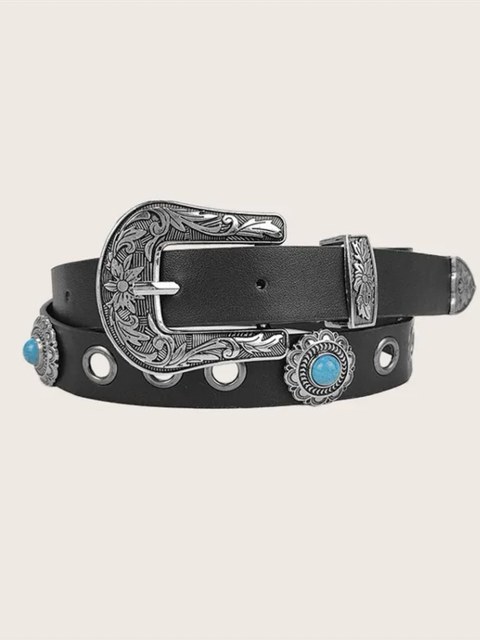 Cinto com ilhós ,feminino