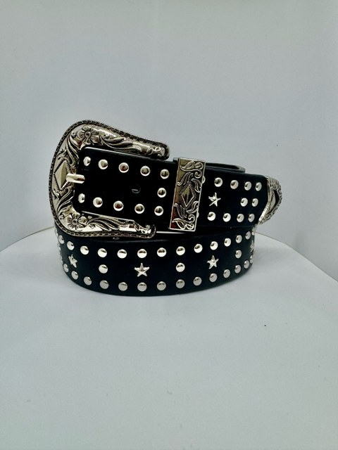 Cinto country com rebite