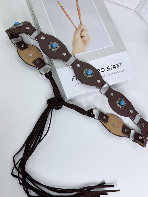 Cinto retrô estilo，cinto boho