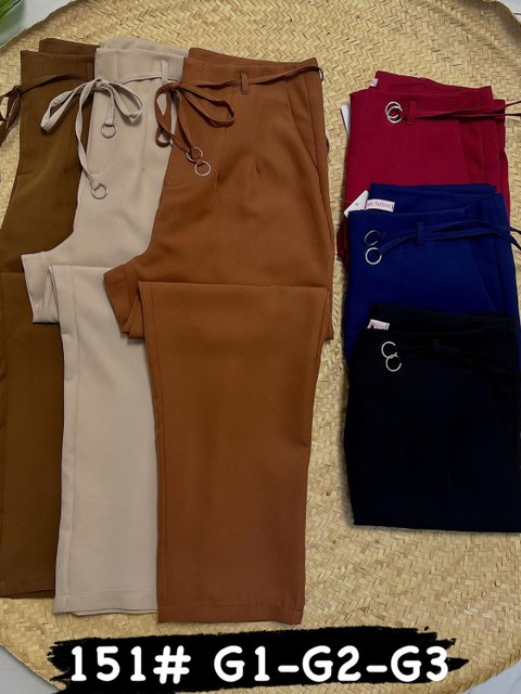 CALCA FEMININO ALFAIATARIA PLUS SIZE ELEGANTE
