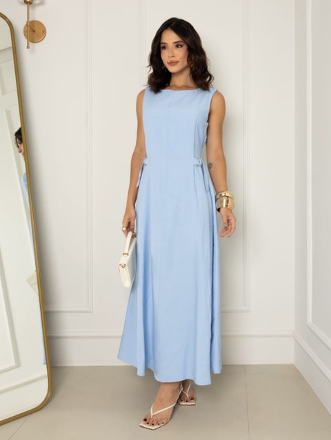 Vestido Elegante De Natal Grande Qualidade Look Impecável