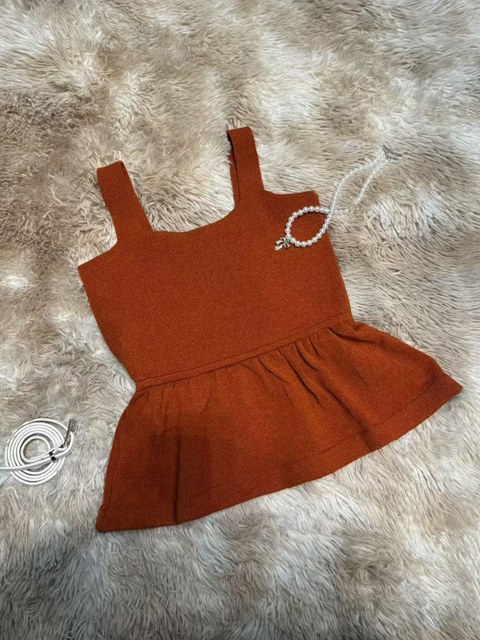 Regata Modal com Babado Peplum com fio kamaleao