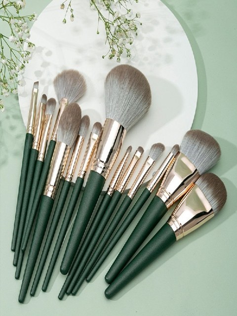 KIT 14 peças Pincéis de Maquiagem