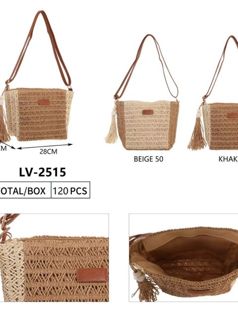 Bolsa de palha transversal
