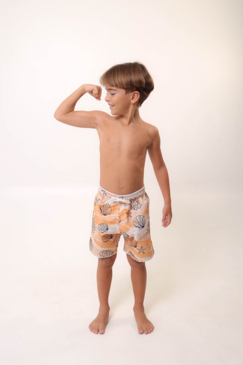 SHORT TACTEL INFANTIL MASCULINO - CORALINA
