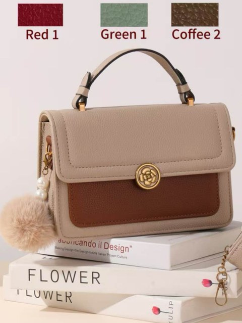 Bolsas femininas bicolores da moda XV2621
