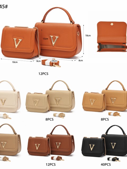 Bolsas femininas modernas e casuais kit 45