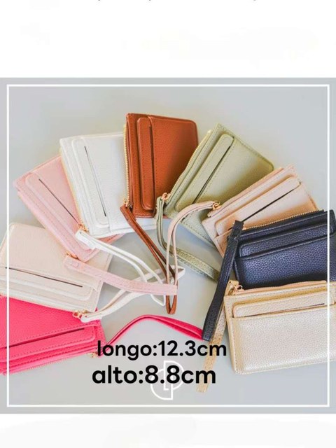 Porta-cartões e porta-moedas