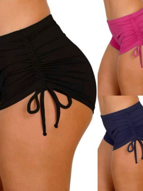 Biquíni Sunquini Calcinha Praia Shorts Cordinha Regulável