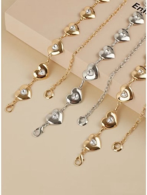 Cinto de Metal Luxuoso com Diamantes para Festa