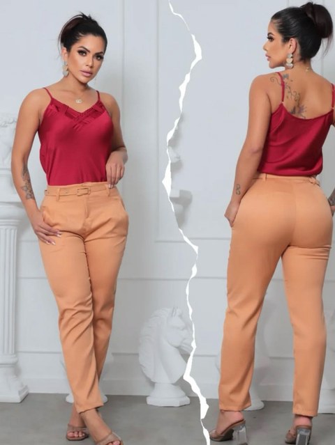 Calça Emily Social Estilo Cenoura
