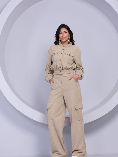 Conjunto Maisa Feminina Veludo Cotelê
