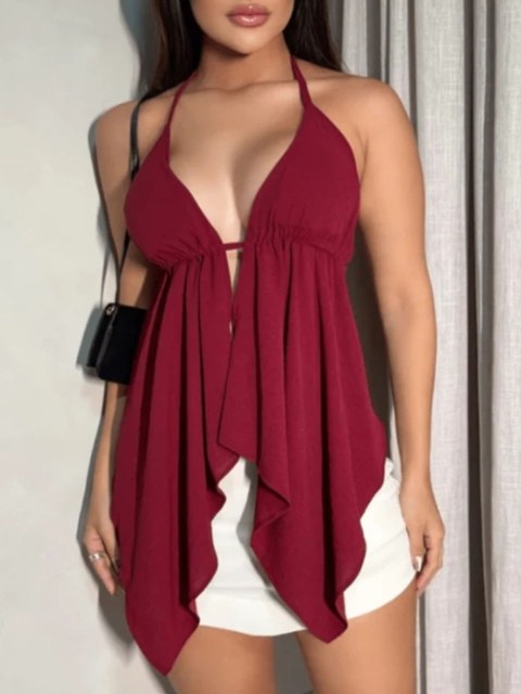 Cropped ciganinha tendência verão