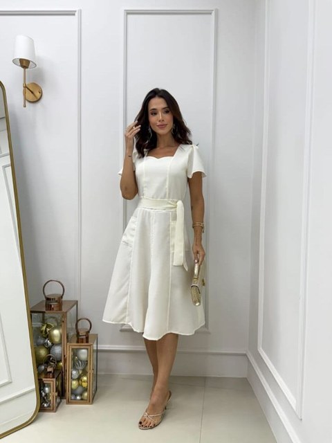 Vestido Bianca evangélico