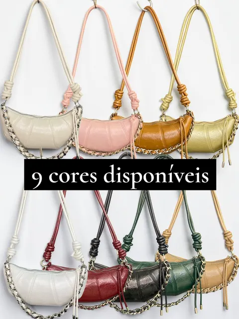 Bolsa Meia Lua Baguete de Ombro - YS071