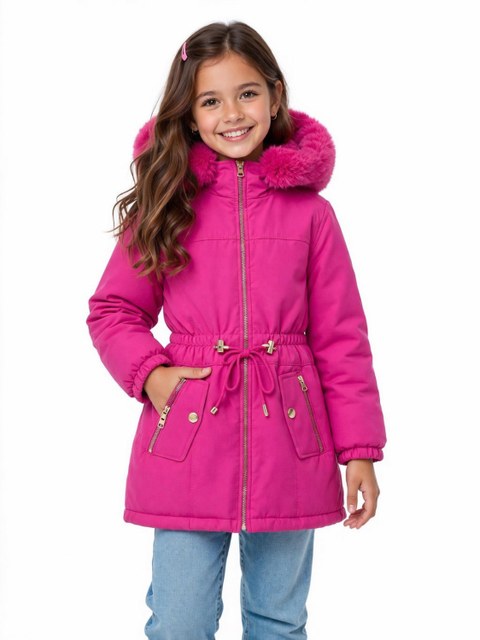 Parka infantil sarja peluciada por dento