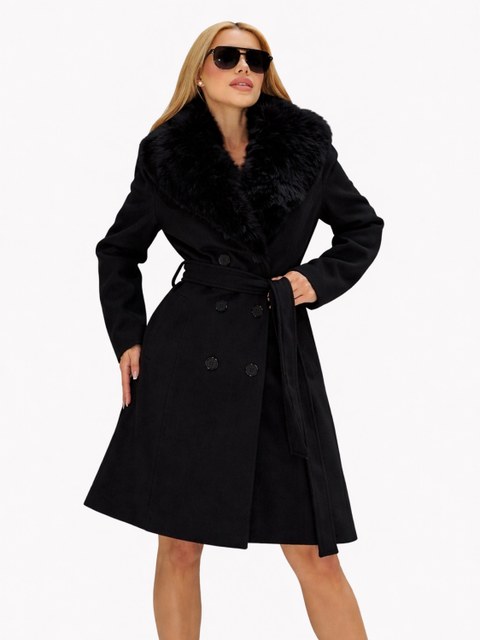 Casaco de lã batida