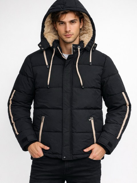 Jaqueta masculina Bobojaco Nylon Peluciada por dentro