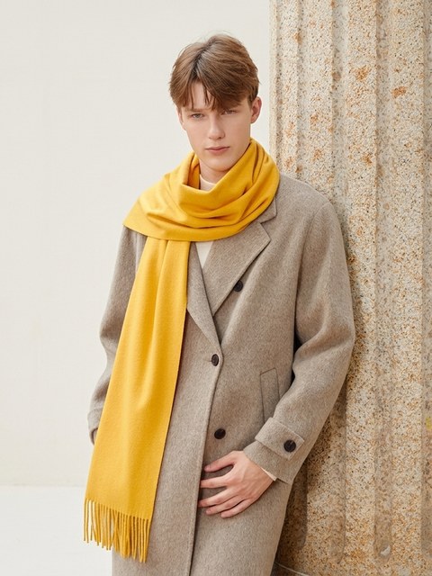 (Cachecol Liso Grosso Masculino)**