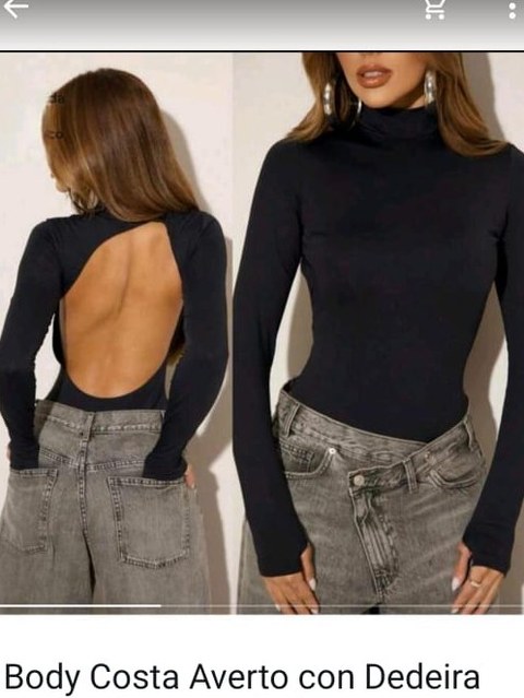 Body Costa Averto com Dedeira