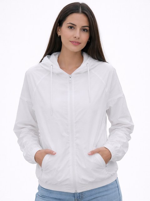 Jaqueta corta vento feminina