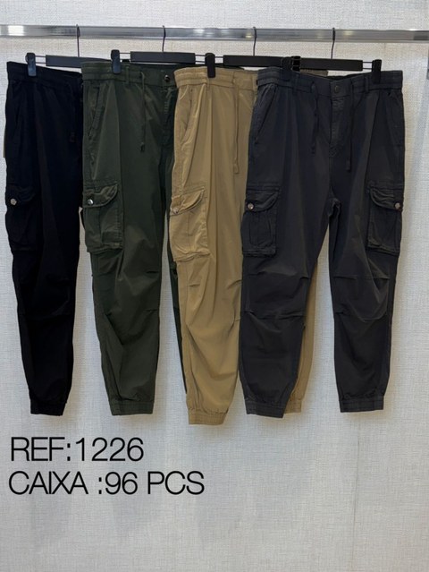 Calça sarja masculina confortável