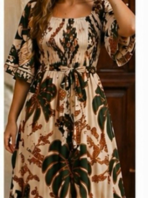 Vestido mídi Dandara