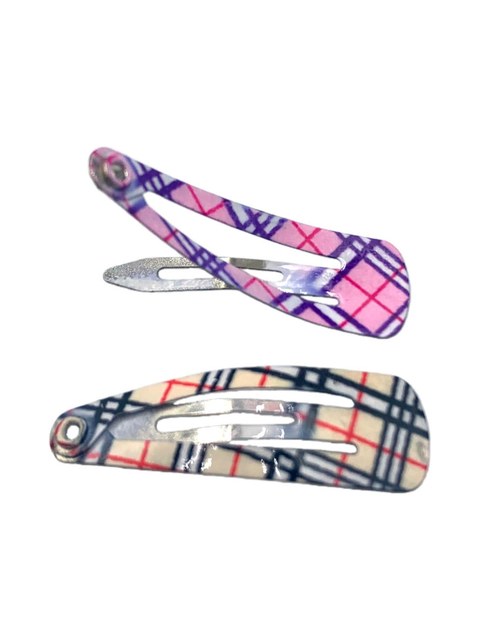 Tic Tac Cabelo Presilha Estampada Meninas Kit 120 Peças P