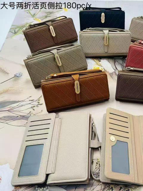 Carteira feminina kit com 15 pc n130-7