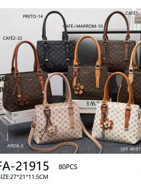 Bolsa feminina dos zíper 915