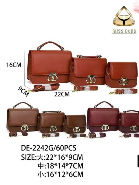 Bolsa feminina com kit3 pc 2242
