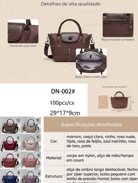 Bolsas transversal