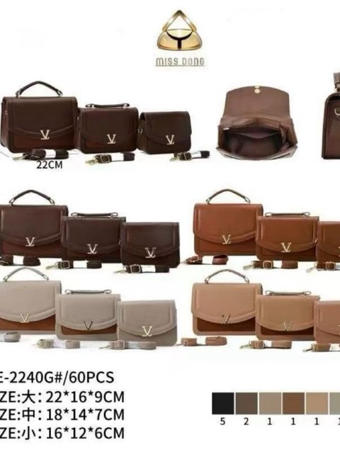Bolsas kit 3 peças