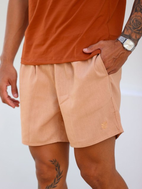 Shorts linho masculino premium