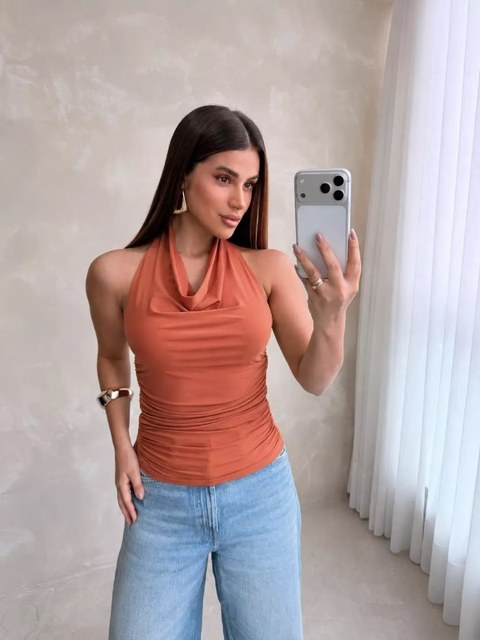 Blusa Aurora Em Poliamida