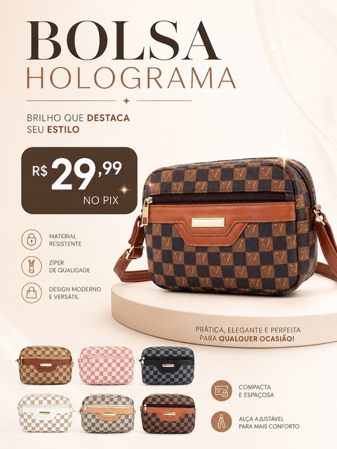 Bolsa Holograma