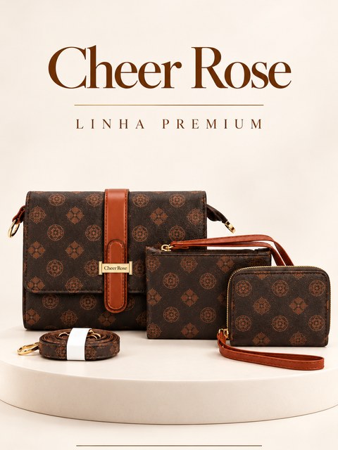 Bolsa Feminina CHEER ROSE 3 em 1
