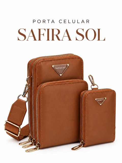 Bolsa Feminina Porta Celular Safira Sol