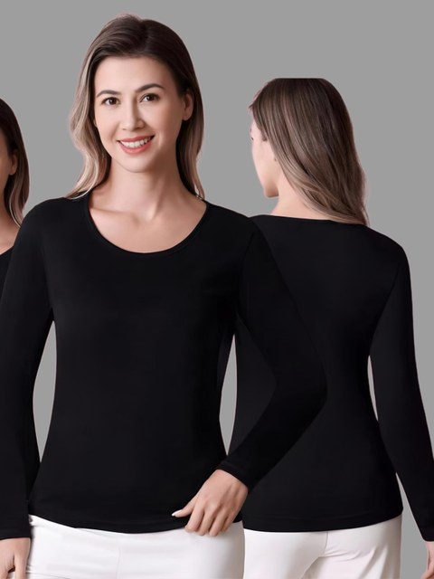 BLUSA TERMICA FLANELADA  FEMININA  KIT COM 12 UNIDADES