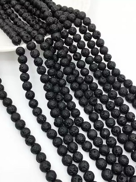 Fio De Pedra Vulcânica Modelos 4mm 6mm 8mm 10mm