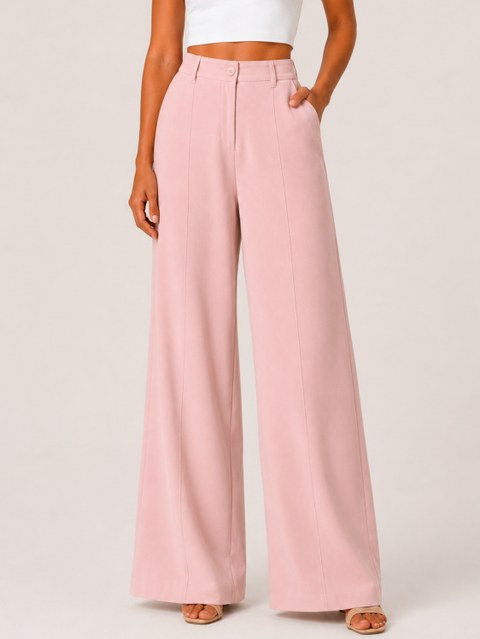 Calça Pantalona Alfaiataria Elegance Premium Feminina #334