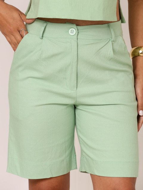 Bermuda Casual en Linho Premium. BE-001