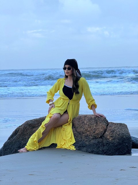 Saida de Praia Tecido Importado