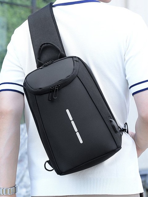 Bolsa transversal masculina