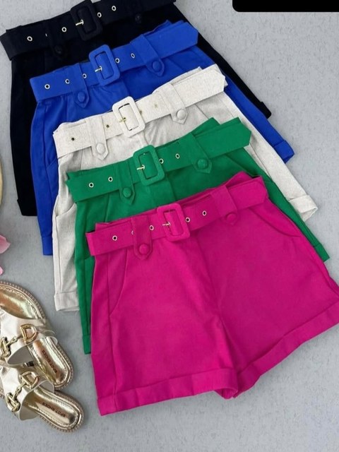 Shorts alfaitaria social com cinto